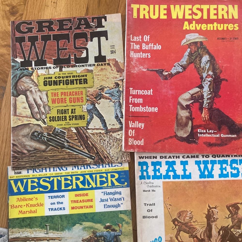 Lot of 17 Vintage western magazines from 1959- 1972